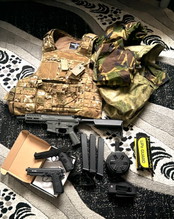 Afbeelding van complete airsoft set