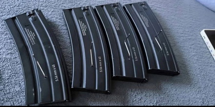 Image for Lot de 4 chargeurs Hi-Cap 300 billes VFC / Umarex HK416 (Métal) + clés
