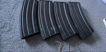 Image 3 for Lot de 4 chargeurs Hi-Cap 300 billes VFC / Umarex HK416 (Métal) + clés