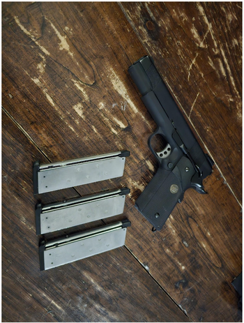 Imagen 3 de HK416 AEG en WE1911 GBB