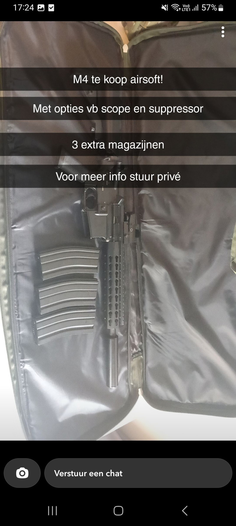 Image 1 for M4 specna arms met extra's
