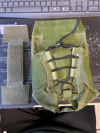 Afbeelding 2 van FMA helmet cover&Tactical Vest Cummerbund Quick Release  Green