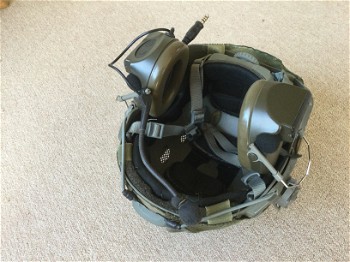 Image 3 for RUILEN helm setup met Z-tac headset+adapters