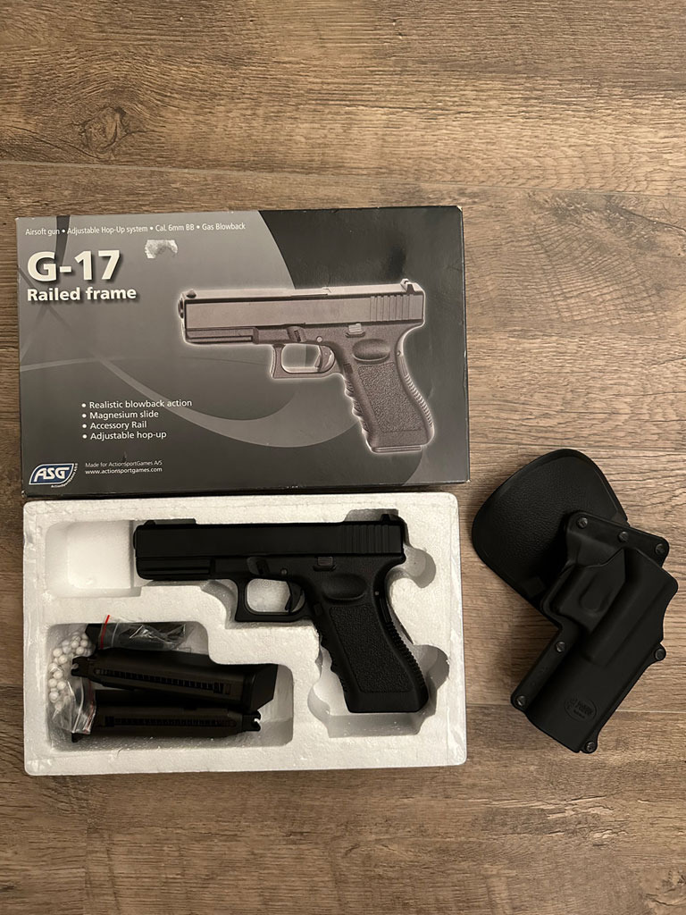 Afbeelding 1 van Te koop: ASG G-17 (Glock 17 replica) in nieuwstaat