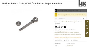 Afbeelding 5 van NEU G36 CV BLOW BACK Tan UMAREX inklusive NEU 4 Magpul PTS 120rd PMAG 30G MagLevel for G36 AEG RARITÄT! + Original Teile