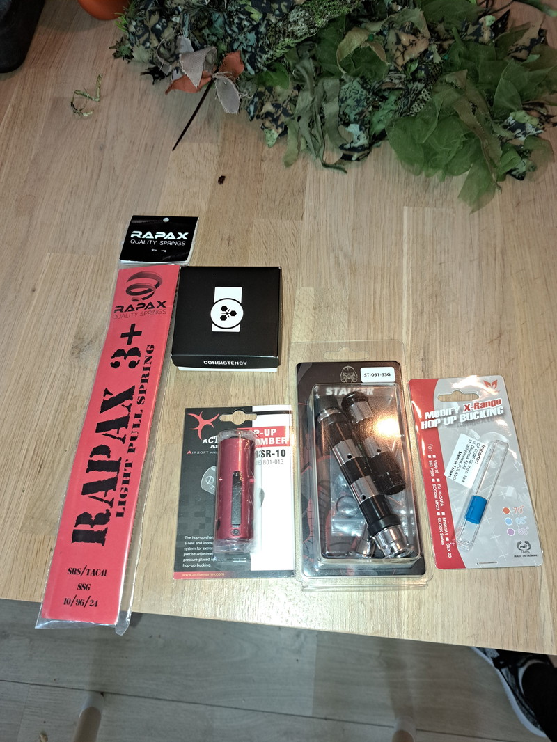 Imagen 1 de Upgrades Sniper Vsr/Ssg, scorpion piston, hopup, spring, bucking