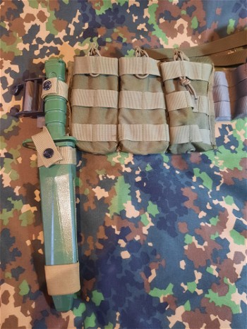 Image 3 for emerson padded belt in od green met pouches en magazijn rig