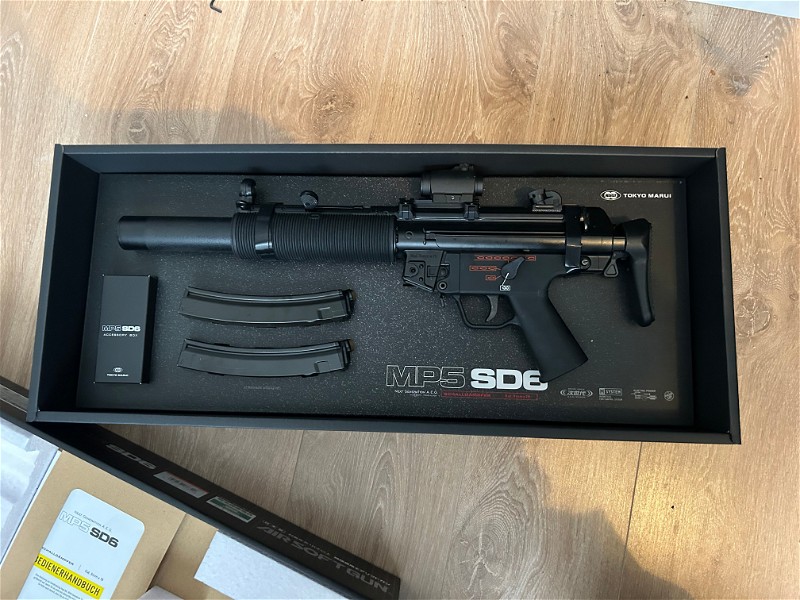 Afbeelding 1 van Tokyo Marui MP5 SD6 NGRS te koop aangeboden zo goed als nieuw in doos