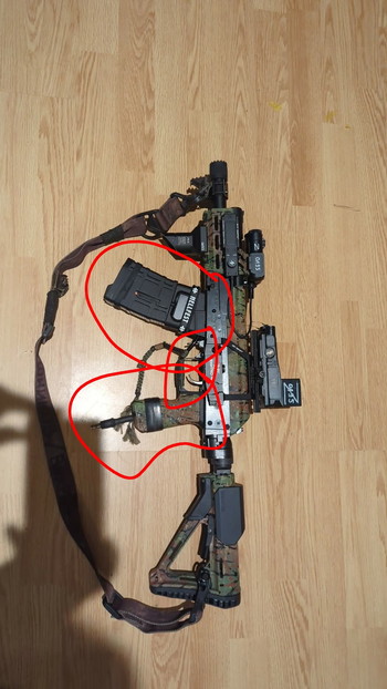 Image 2 pour Adaptateur Airtac HPA saïga 12/  coque de chargeur PTS( type Saïga 12)  et poignée pistolet Airtac