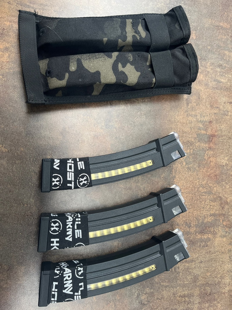 Image 1 for ASG Scorpio EVO Magazines + Double SMG Pouch (Multicam Black)