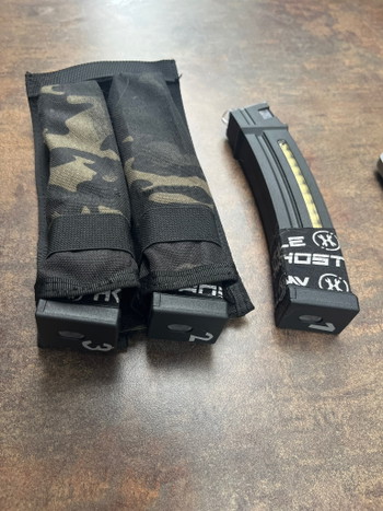 Image 2 for ASG Scorpio EVO Magazines + Double SMG Pouch (Multicam Black)