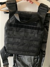Image for zwarte plate carrier met m4 pouches voor 3 mags