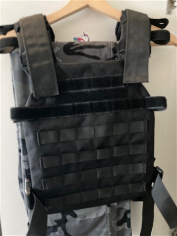 Image 2 pour zwarte plate carrier met m4 pouches voor 3 mags