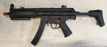 Bild 2 für G&G MP5 met adjustable stock en handguard met triple rails