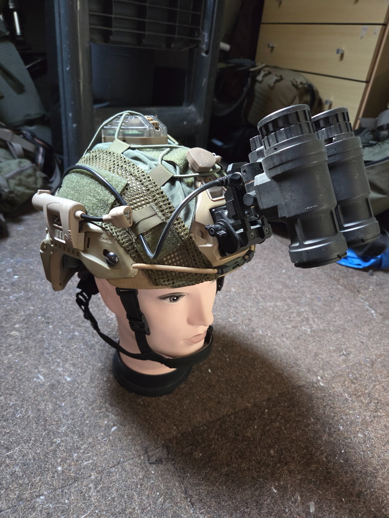 Image 1 for NEXUS SF M3 BALSTIC helm  met vele exstra