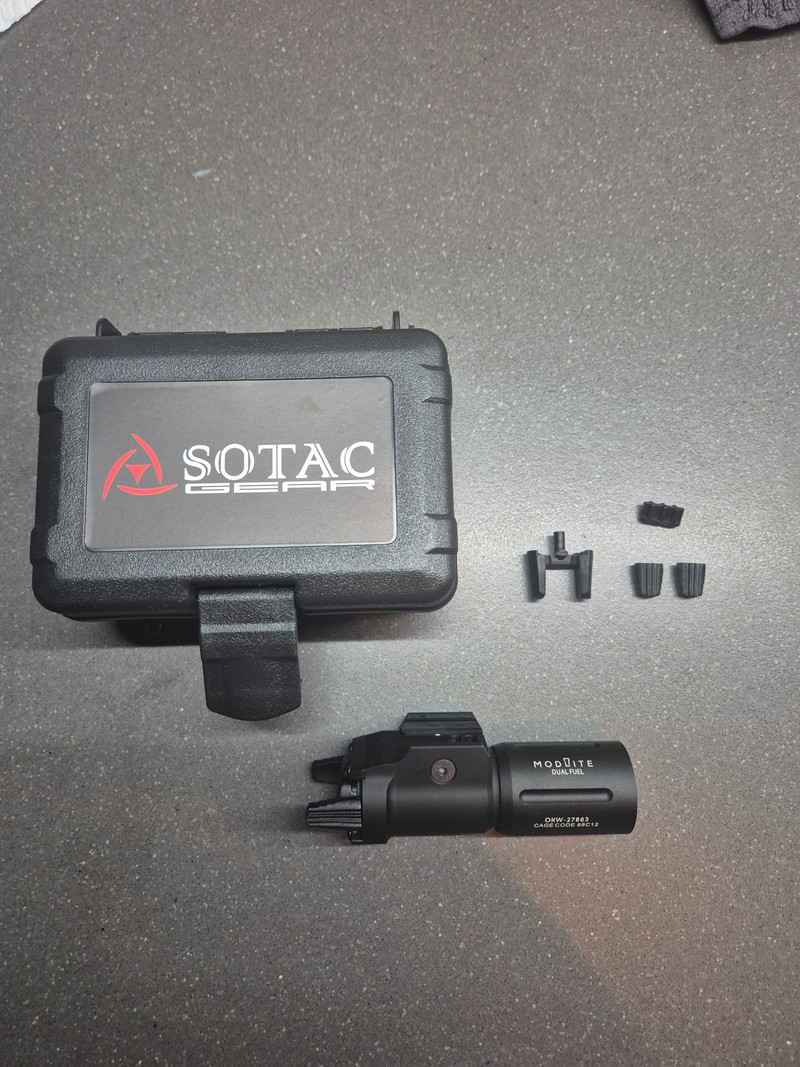 Image 1 for Sotac Modlite PL350 Flashlight Incl 4 Batteries