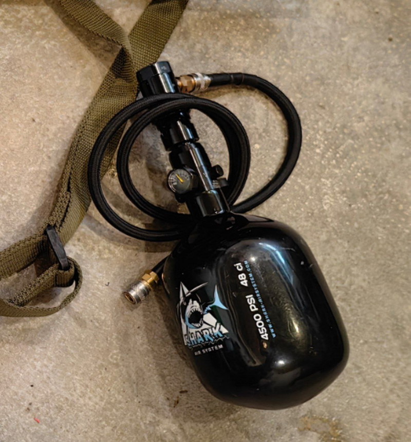 Image 1 for HPA Carbon Tank + Regulator + Air line US