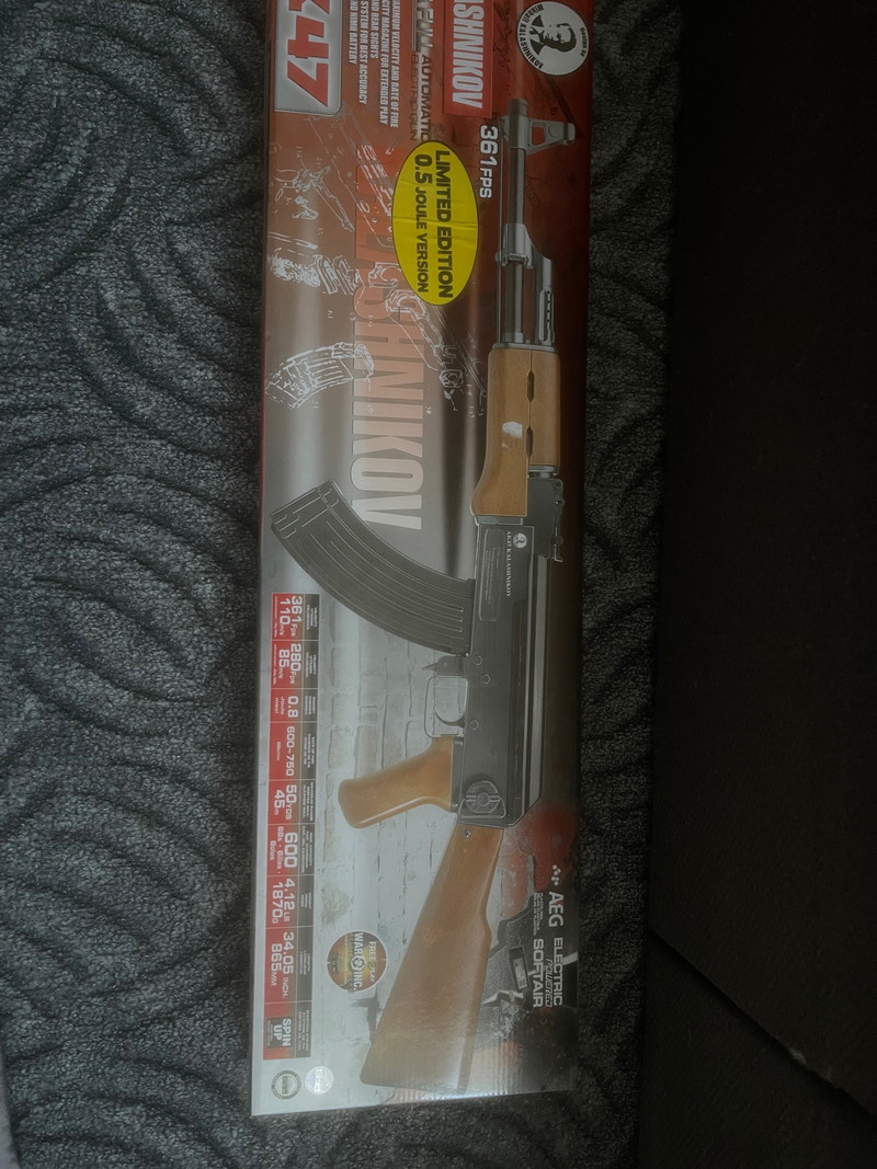 Image 1 pour Kalashnikov AK-47 AEG | 0,5 Joule | Metall-Gearbox | Lizenzware (Cybergun)