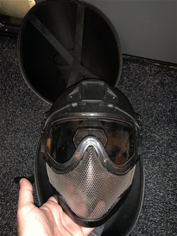 Image 3 for WARQ helm incl. draagkoffer - zwart