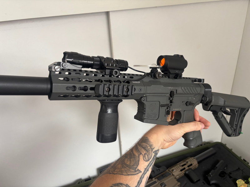 Bild 1 für 4/5 G&G SRS CM16 met upgrades + WE Bulldog