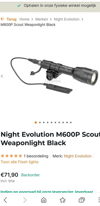 Image 3 for Night evolution m600p