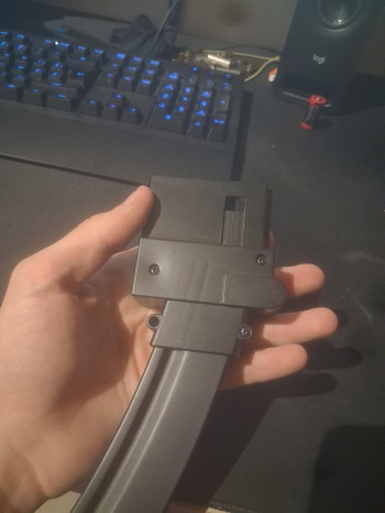 Image 2 for 7x mp5 mags + mp5 adapter for speedloader