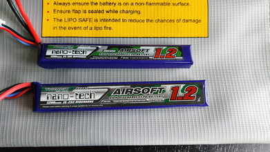 Afbeelding van 2x 2S Lipo, Lipo Bag and 2x Lipo alarm