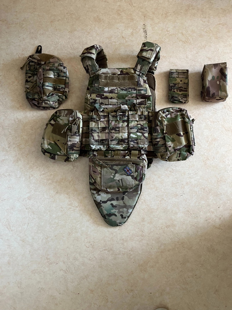 Image 1 for Multicam platecarrier + Multicam tactical belt