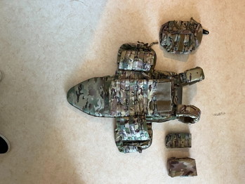 Image 2 for Multicam platecarrier + Multicam tactical belt