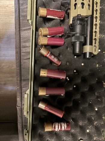 Image 2 for Shotgun with case and red dot scope and 8 shells