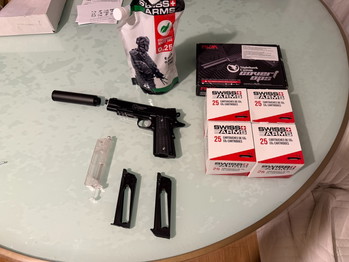 Afbeelding 2 van GBB 1911 Nighthawk Custom COVERT OPS RWA + accessoires