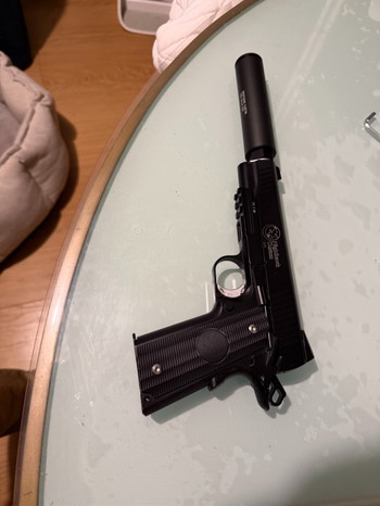 Afbeelding 4 van GBB 1911 Nighthawk Custom COVERT OPS RWA + accessoires