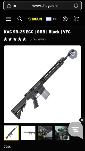 Afbeelding 5 van VFC KAC SR25 ECC GBBR