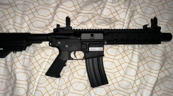 Image 4 for Colt M4 Special Forces mini Black | AEG | Cybergun FULL METAL + zak BBs en Batterij