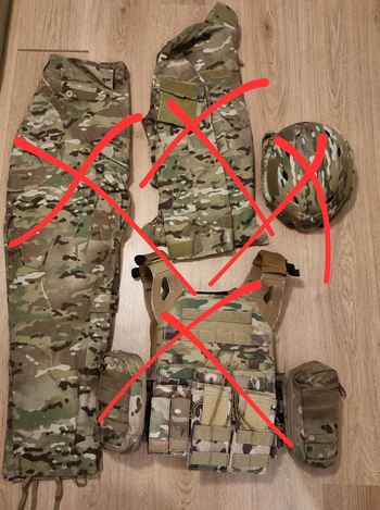 Afbeelding 2 van Multicam Gear Set/ Pouches