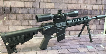 Bild 2 für S-AEG MK18  DMR Projekt Full Metall  + Scope Walther 4-9 x44