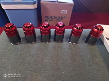 Image 3 for 40mm granaten Nurpol rood