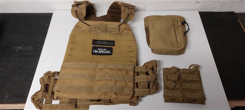 Image 1 for Beige plate carrier