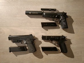 Image pour ASG 1911 Tactical, ASG cz75 en een KWA M9 Baretta