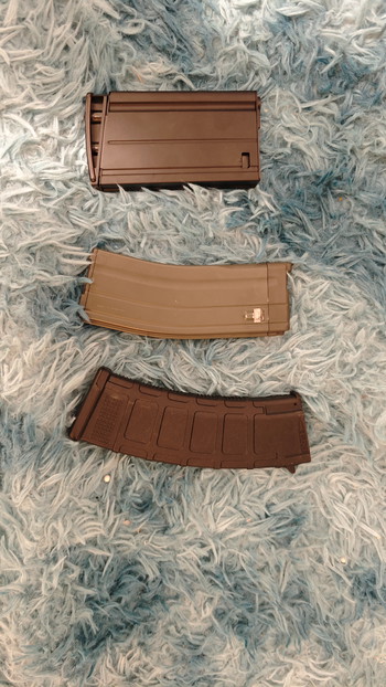 Image 2 for 3x Mags -VFC AR15 GBB + AEG MK17/20 Mid + AEG AK74 Mid