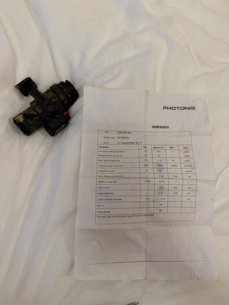 Imagen 1 de NVG / Night Vision Monocular JSA Nightflux Mono with Photonis XX1441AH