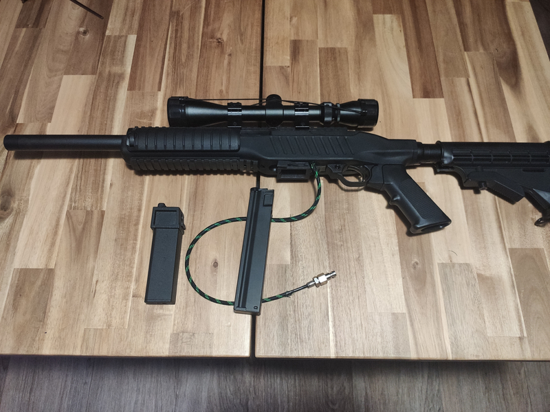 Afbeelding 1 van ASG Special teams carbine / KC-02 met Tanuki works HPA adapter