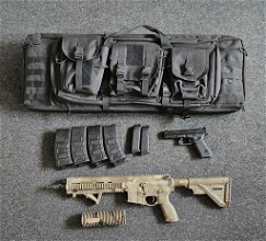 Afbeelding van HK416 & Glock 17 + manta sleeve