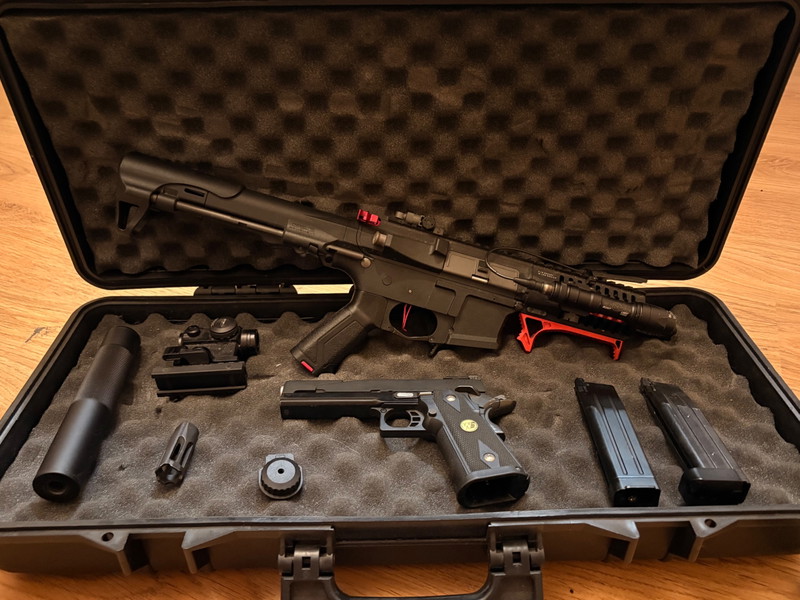 Image 1 for Airsoft set