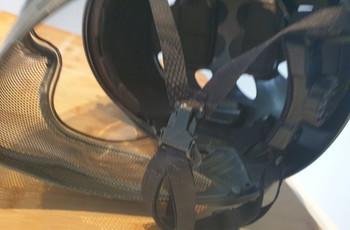 Bild 5 für WARQ helm in prima staat grijs , olive