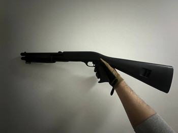 Image 3 for Double Eagle Tri Shot M56A Pump Shotgun Zwart