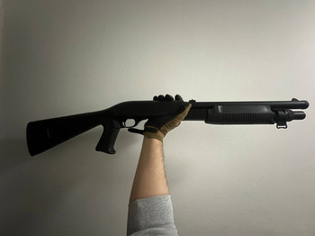 Image 4 for Double Eagle Tri Shot M56A Pump Shotgun Zwart