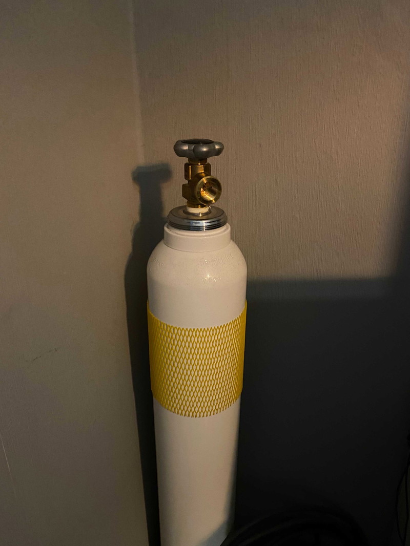 Image 1 pour HPA set: Tank 0,8 + 10 liter, polarstar regulator, polarstar slang, hpa vulstation
