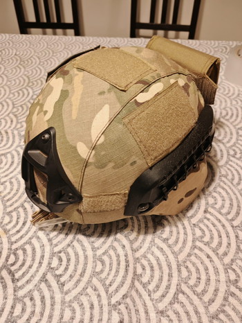 Image 3 for Helmet with multicam cover + EXFOG anti fog system + piping + Exfog bag for helmet
