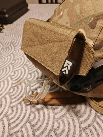 Image 4 for Helmet with multicam cover + EXFOG anti fog system + piping + Exfog bag for helmet